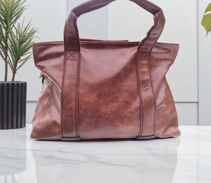 Sac neuf en cuir polyuréthane 55x35x22 cm - photo numéro 2