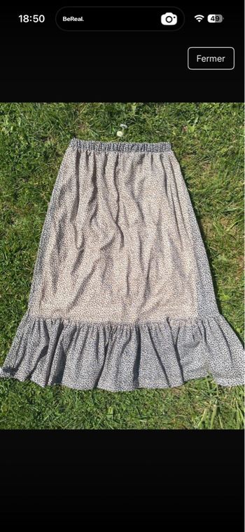 Jupe motif léopard 