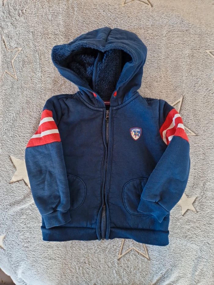 Gilet hiver à capuche