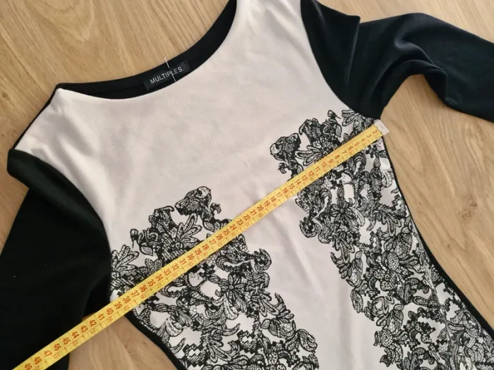 🎀 Robe élégante imprimé dentelle - photo numéro 7