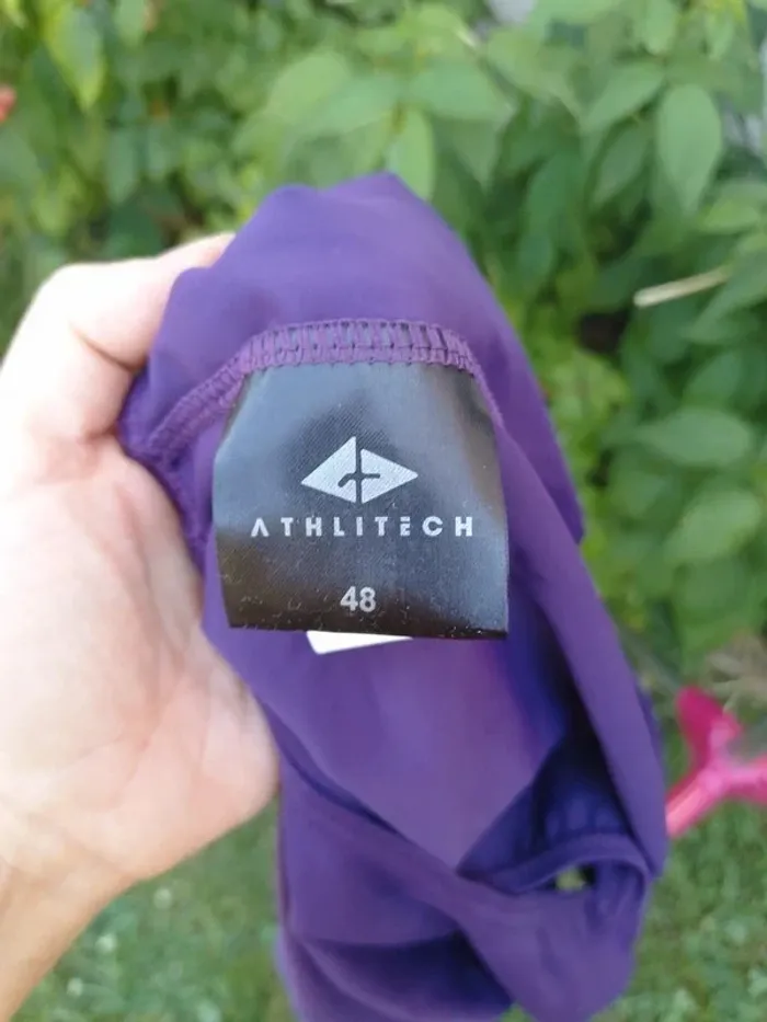 Maillot de bain Athlitech taille 48 violet neuf - photo numéro 12