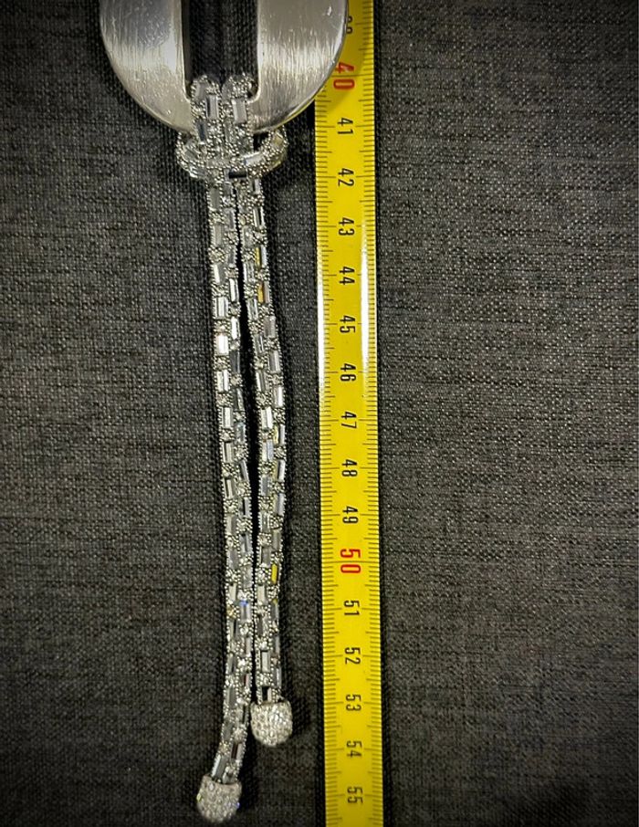 Collier Sautoir Fantaisie Argenté - photo numéro 6