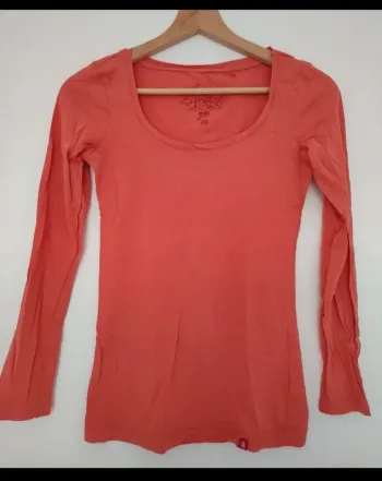 T-shirt manches longues corail EDC