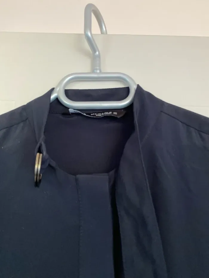 Chemisier bleu marine Zara taille S - photo numéro 6