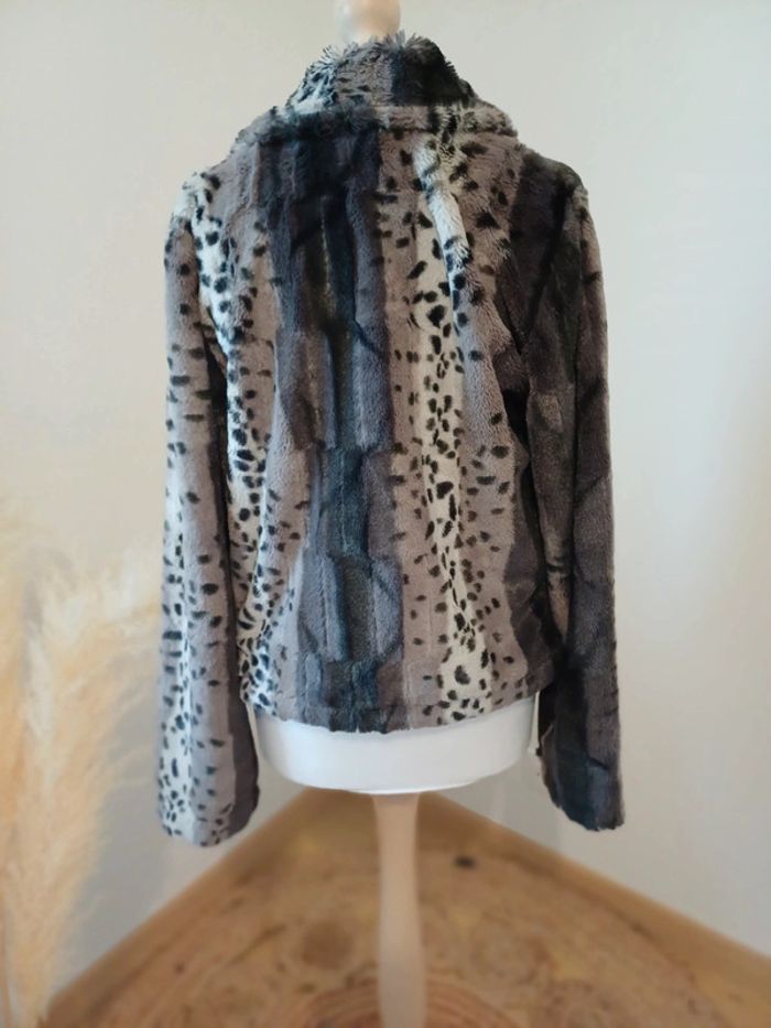 Veste chaude à imprimé Léopard PDK taille XS 34 - photo numéro 5