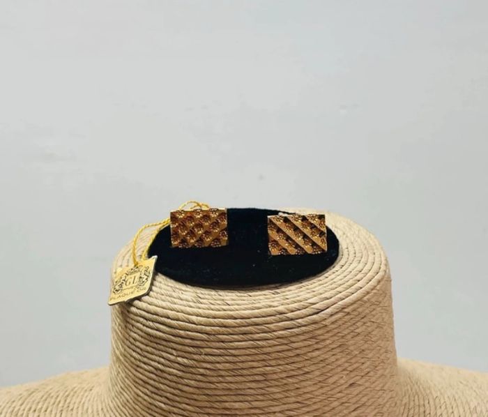 🔥 Boutons de manchettes chic vintage . Neuf. Plaqué or. - photo numéro 10