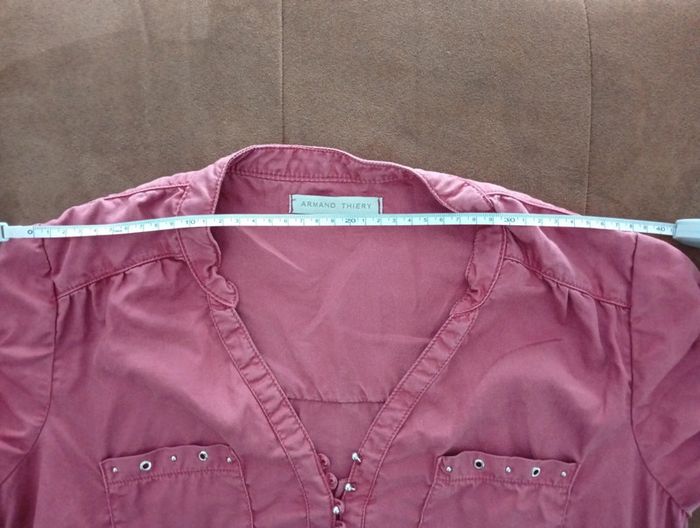 Armand Thiery - Robe à poches taille 38/40 | vieux rose - photo numéro 4