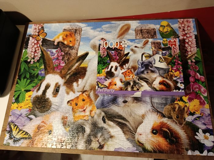 Puzzle 1000 pièces 🐇🐹 - photo numéro 2