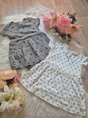 Lot de 2 robes-body 24 mois – Amazon Essentials