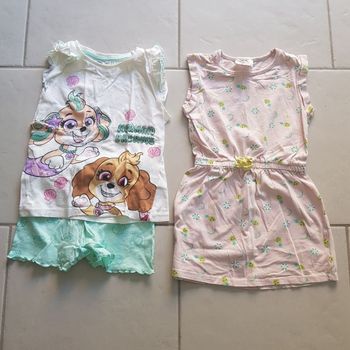 2 ensembles été  fille