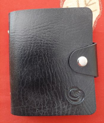 Porte carte noir 30 pochettes