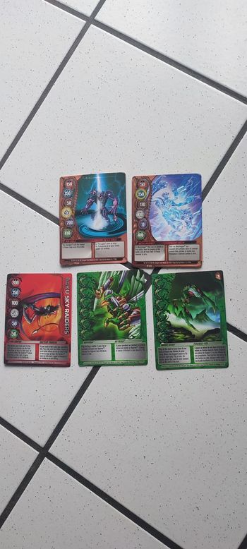 Cartes Bakugan