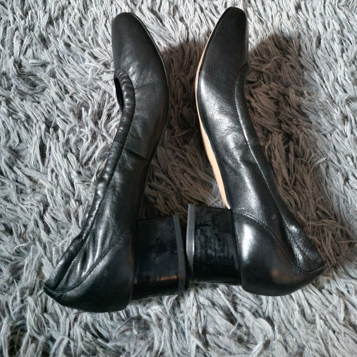 Escarpins cuir noir à talons 39 - photo numéro 9