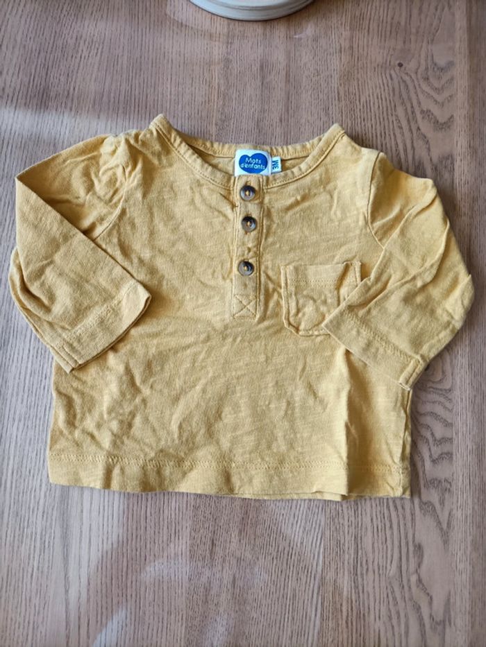 Tee-shirts manches longues bébé garçon 3 mois - photo numéro 3