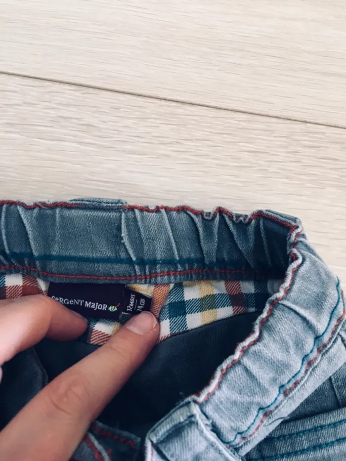 Ensemble pantalon + t-shirt manches longues 12 mois Sergent major - photo numéro 7