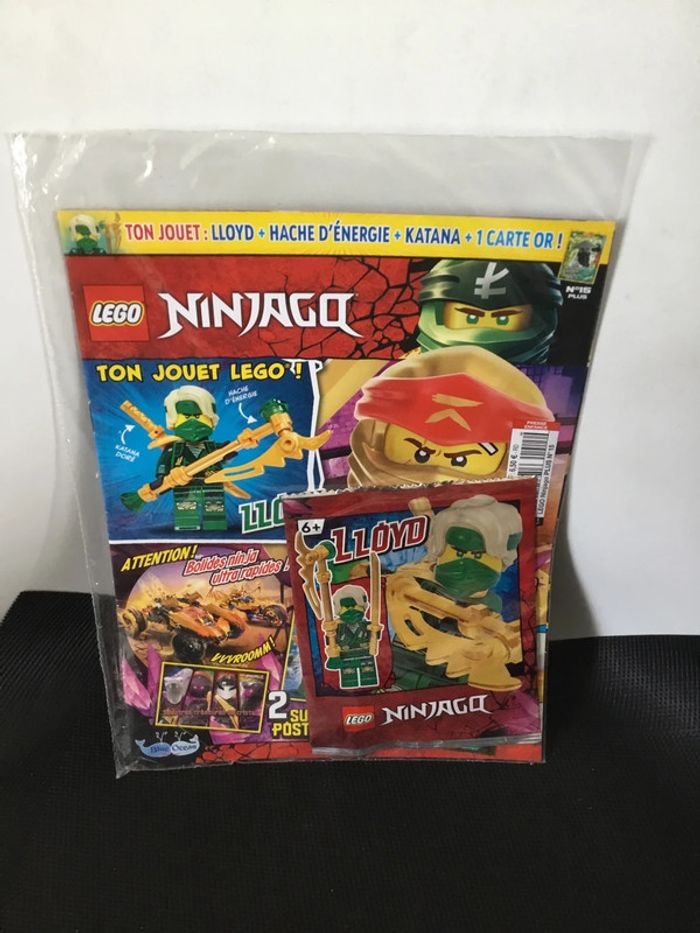 Lego Ninjago magazine + polybag minifigurine Lloyd scellé