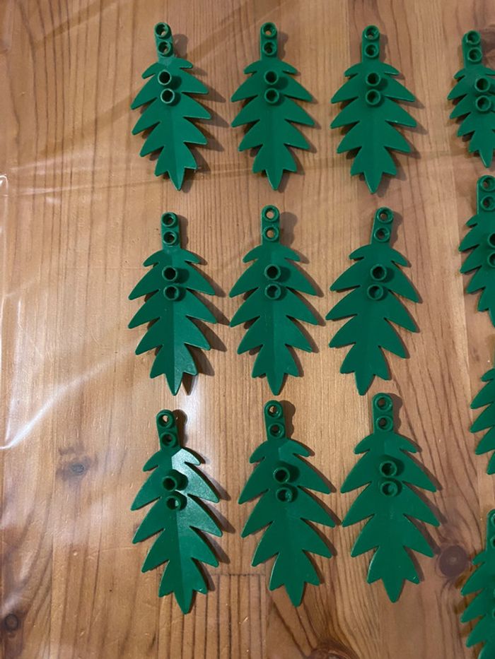 Lot lego de 29 feuilles de palmier avec tronc et socle (végétation) - photo numéro 4