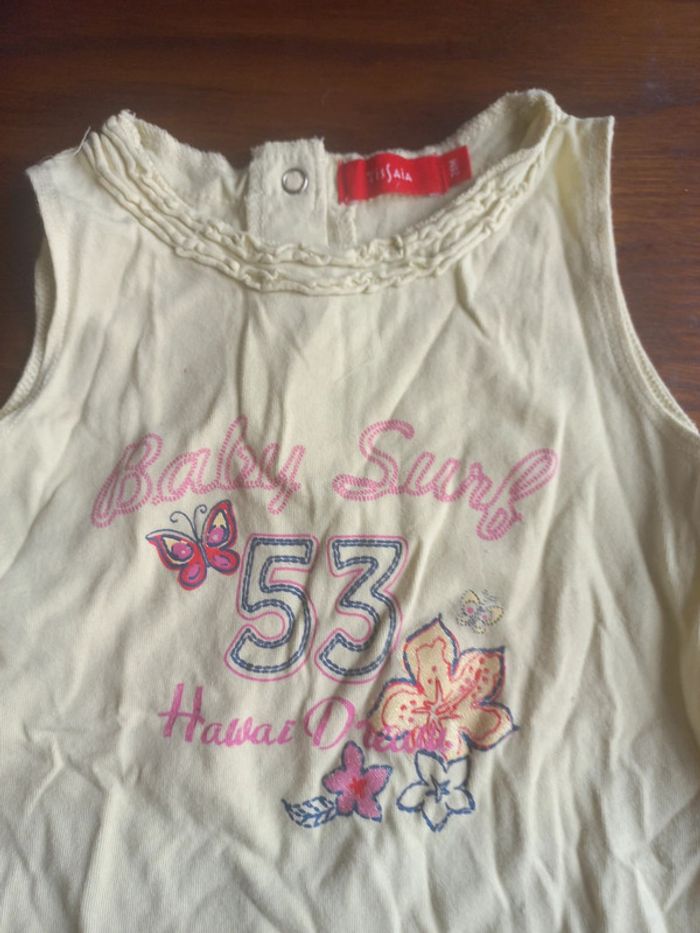 Robe d'été jaune 24mois Tissaia - photo numéro 3