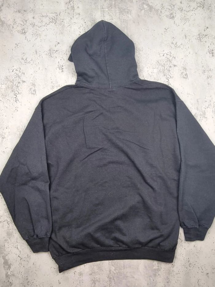 Pull capuche universitaire noir, L Hommes - photo numéro 6