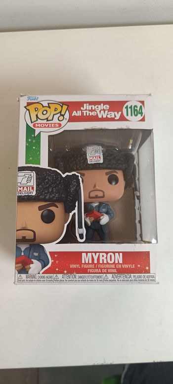 Funko POP Jingle All The Way n°1164 Myron quelques défauts sur la boite voir photo