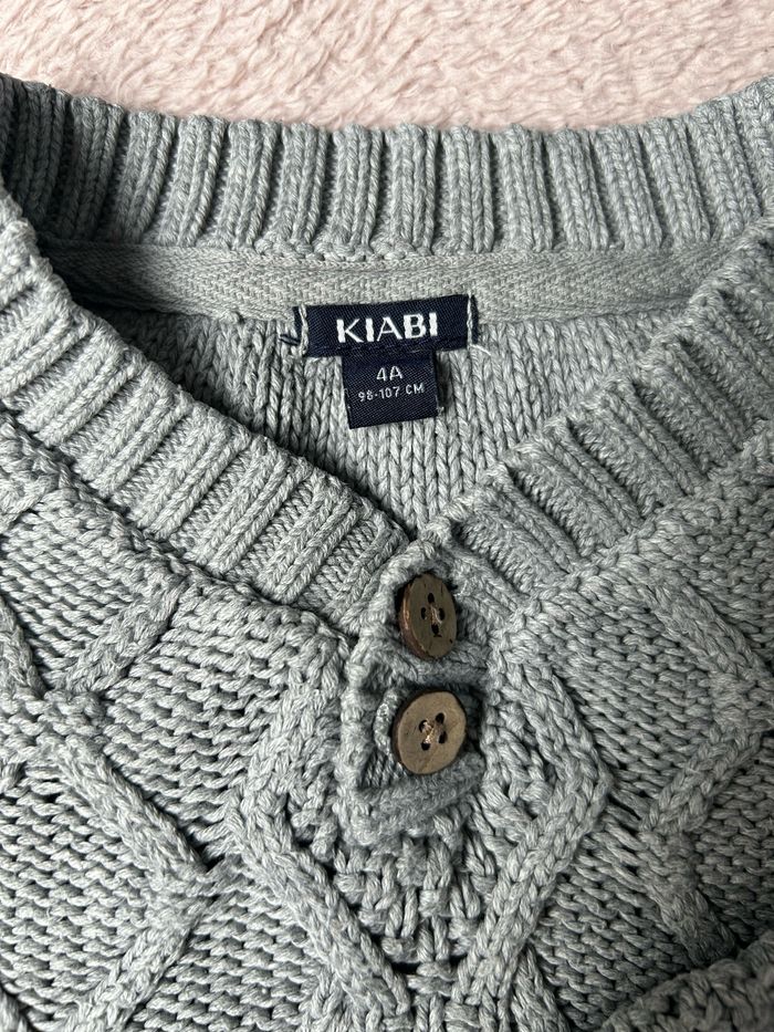 Pull Kiabi 4 ans gris - photo numéro 4