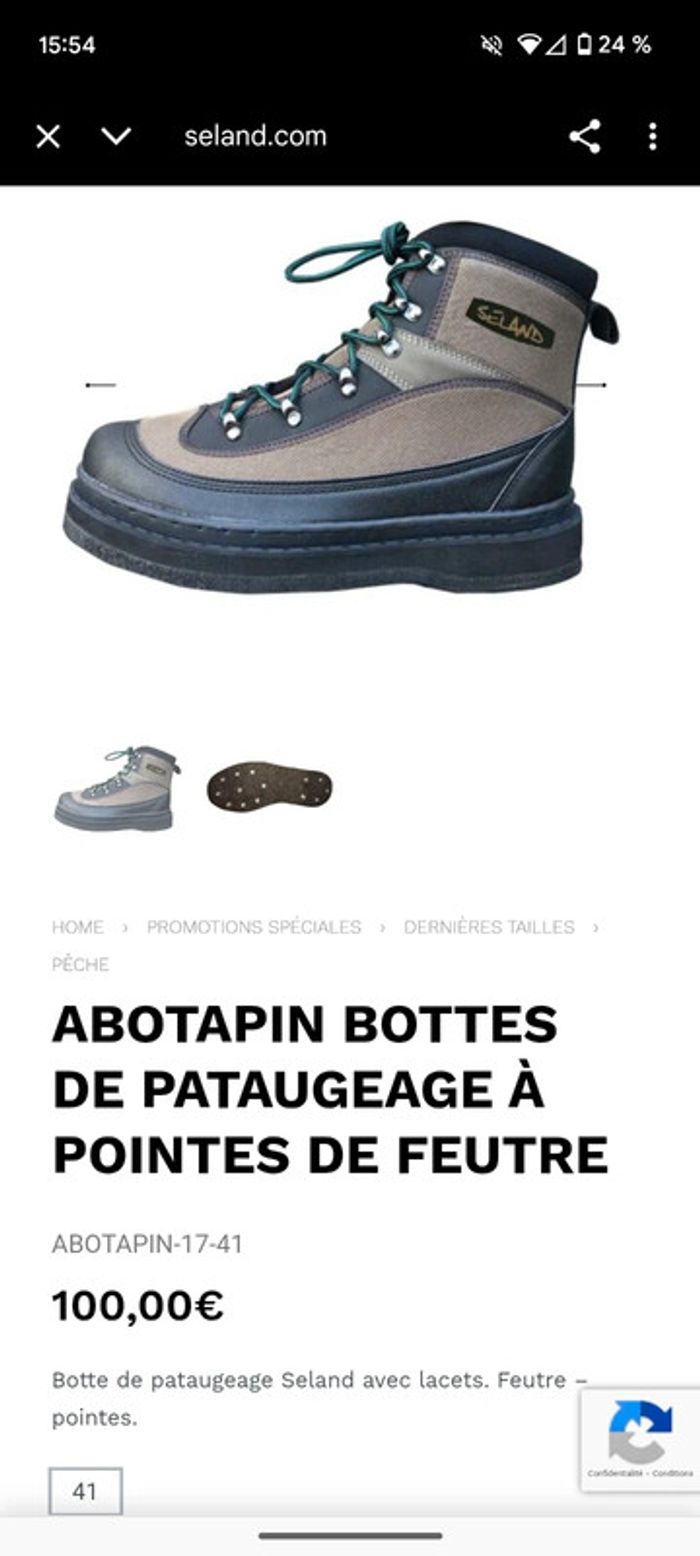 Chaussure de pêche - Taille 41 - Valeur 100€ - photo numéro 6