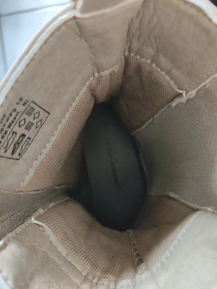 Botte beige façon daim taille 39 beige - photo numéro 15