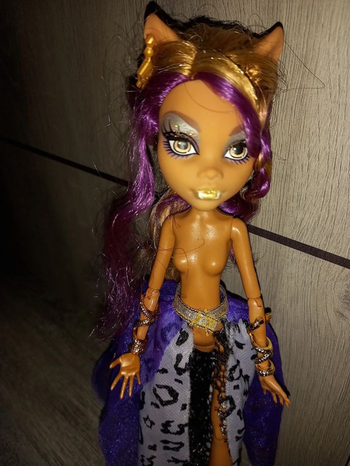 poupée monster high clawdeen wolf 13 voeux wishes avec lanterne - photo numéro 3