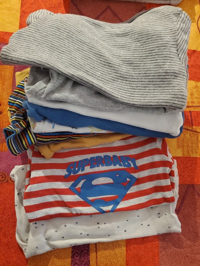 Lot pyjamas body 18 mois garçon - photo numéro 3