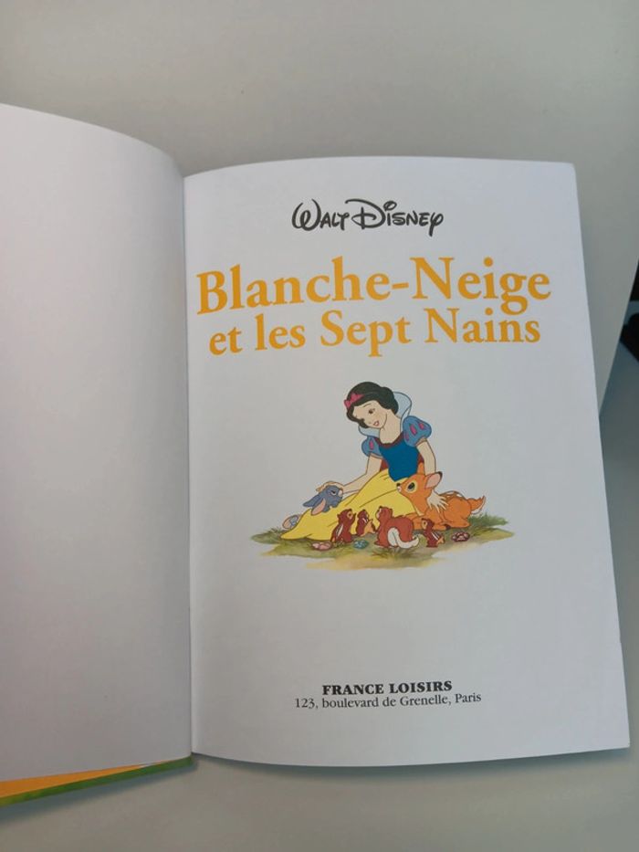 Livre Disney princesse Blanche neige et les sept nains 96 page - photo numéro 4