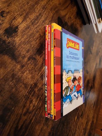 Lot de 4 livre : J'aime lire