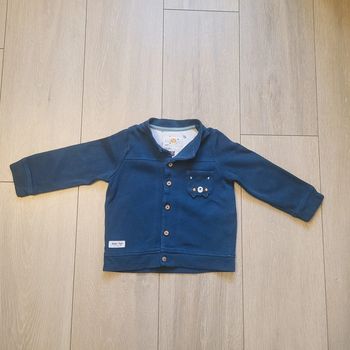 Gilet bleu. Garçon 24 mois. Marque Sergent Major