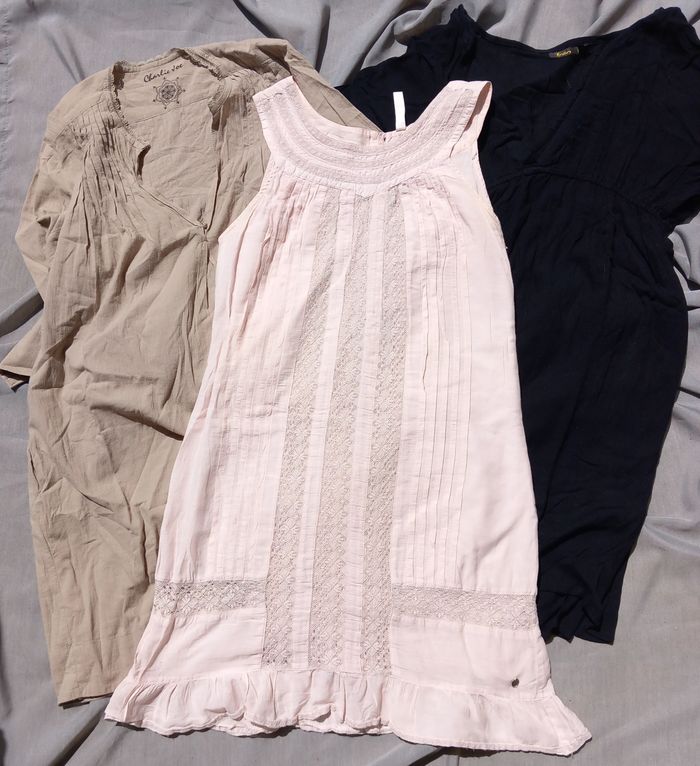 Lot 3 robes Folia Charlie Joe Bonobo taille S