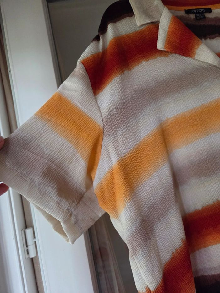 Chemise rayé terracotta - photo numéro 3