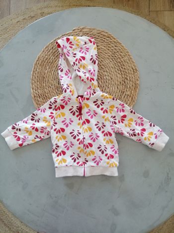 Veste à capuche fille 6 mois Orchestra