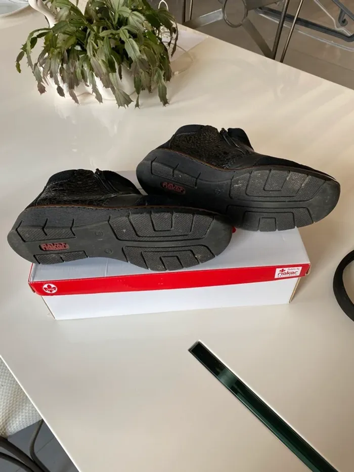 Boots bottines rieker antistress comme neuves - photo numéro 7