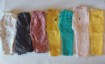 Lot pantalon coloré