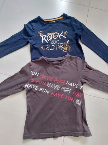 Lot de 2 tee-shirts à manches longues