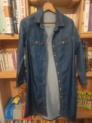 Robe jean longue