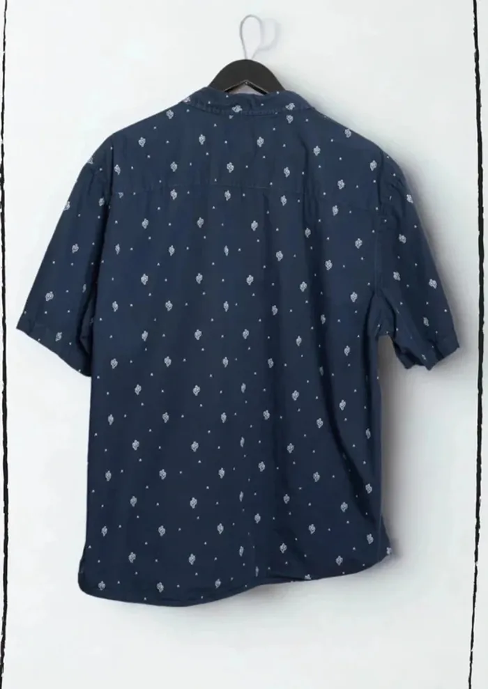 Chemise été bleu motif cactus 100% coton Kiabi Taille XXL - photo numéro 7