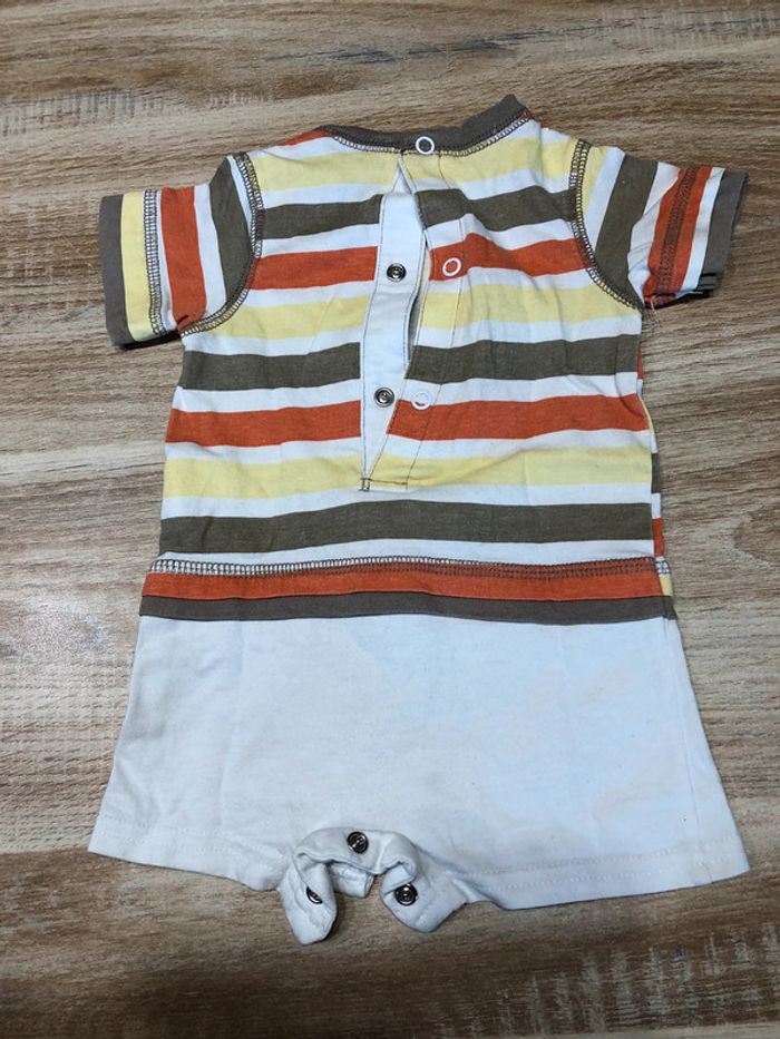 Combinaison courte girafe été 1 mois - photo numéro 2