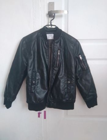 Veste simili cuir Zara