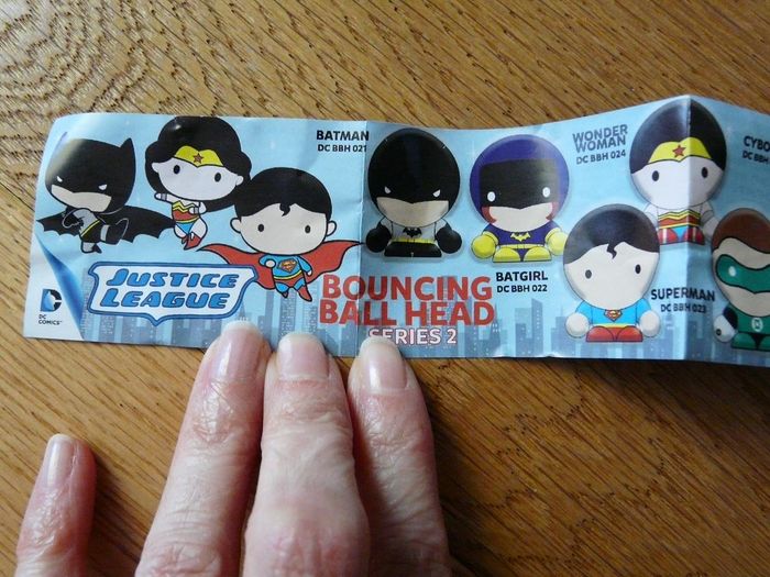 Lot de 5 personnages de Justice League - Bouncing Ball Head série 2 - photo numéro 3