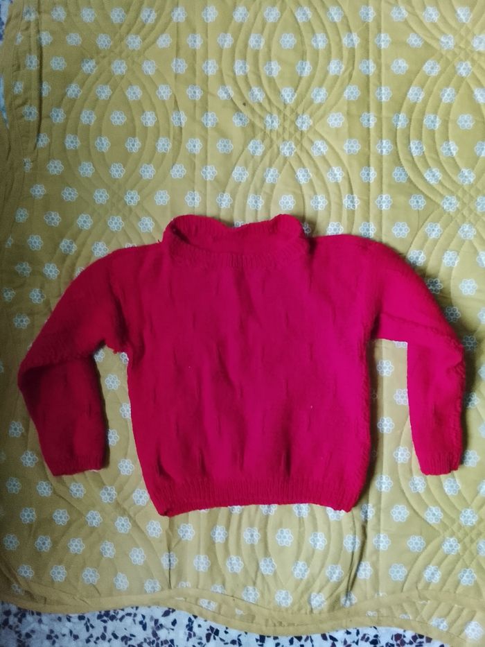 Pull fille 6 ans fait main