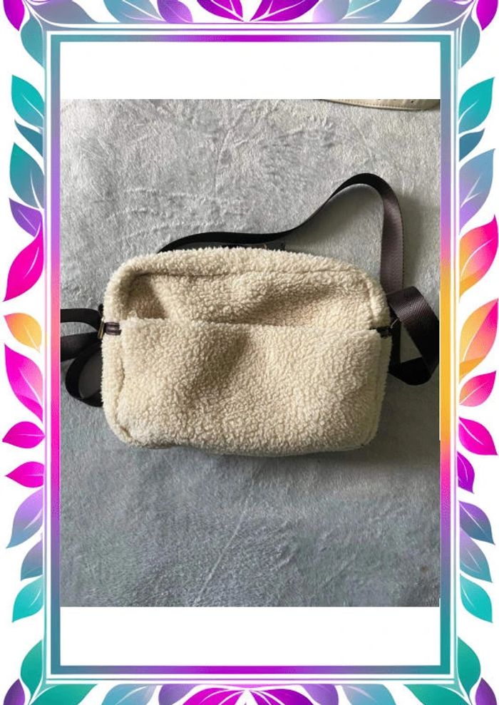 Sac bandoulière peluche