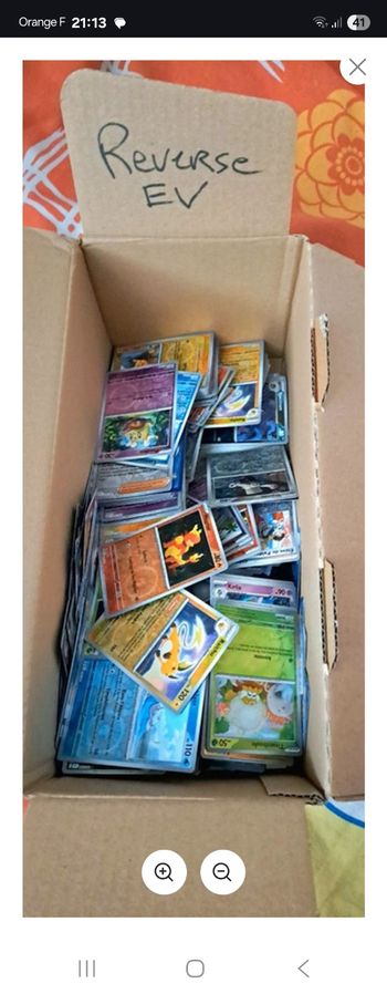 500 carte pokemon reverse !