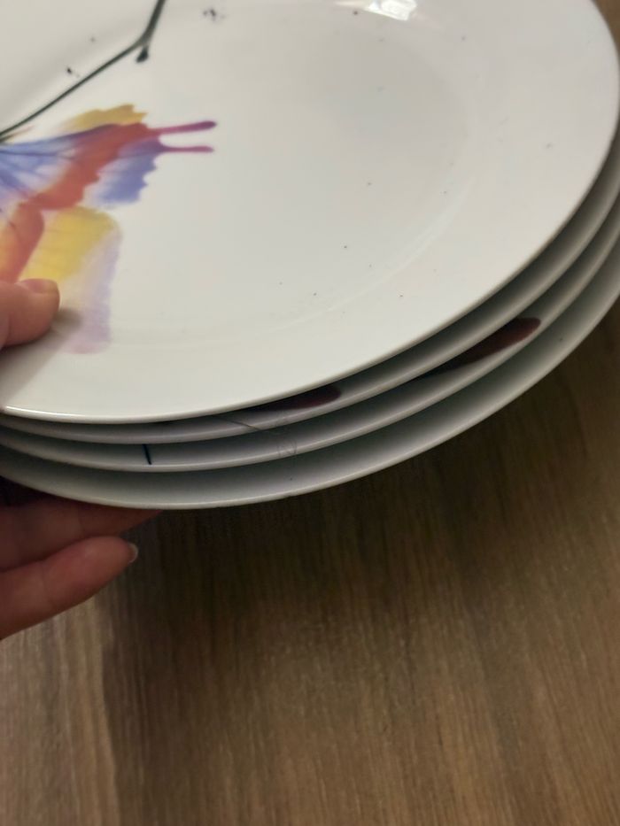 assiette papillon - photo numéro 3