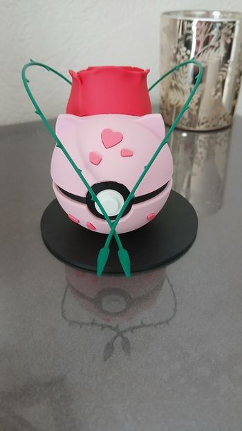 Pokeball Bulbizarre Rose