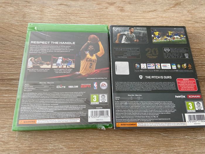 Lot de 2 jeux xbox one neuf sous blister - photo numéro 2