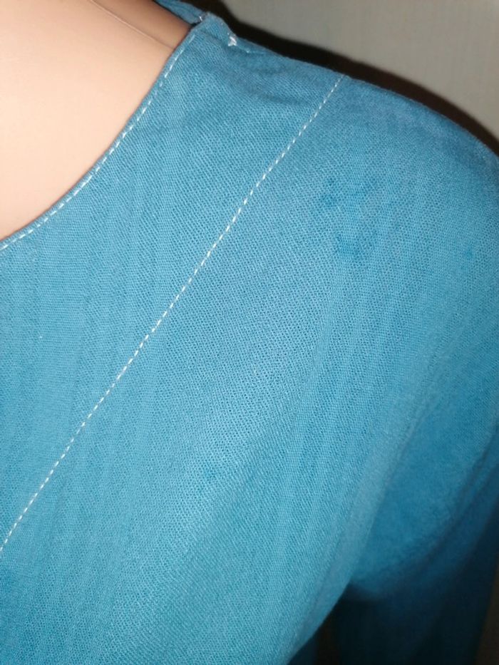 Tunique Blanc du Nil (bleu) T2. M / 38 / 10 - photo numéro 7